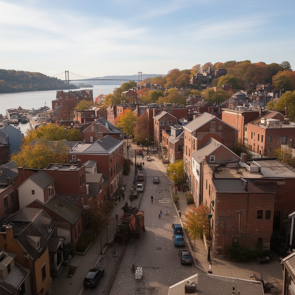 AI-generated illustration of Village of Haverstraw