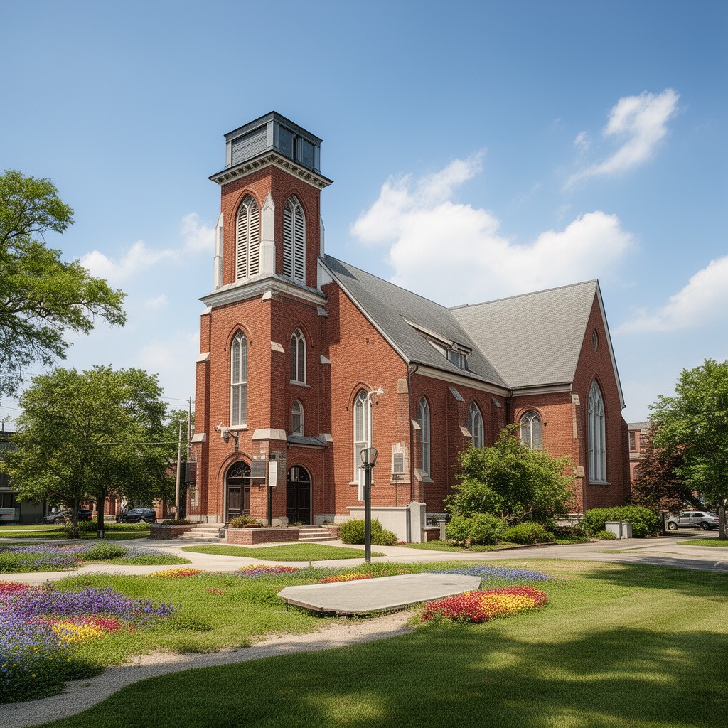 AI-generated illustration of Methodist Episcopal Church