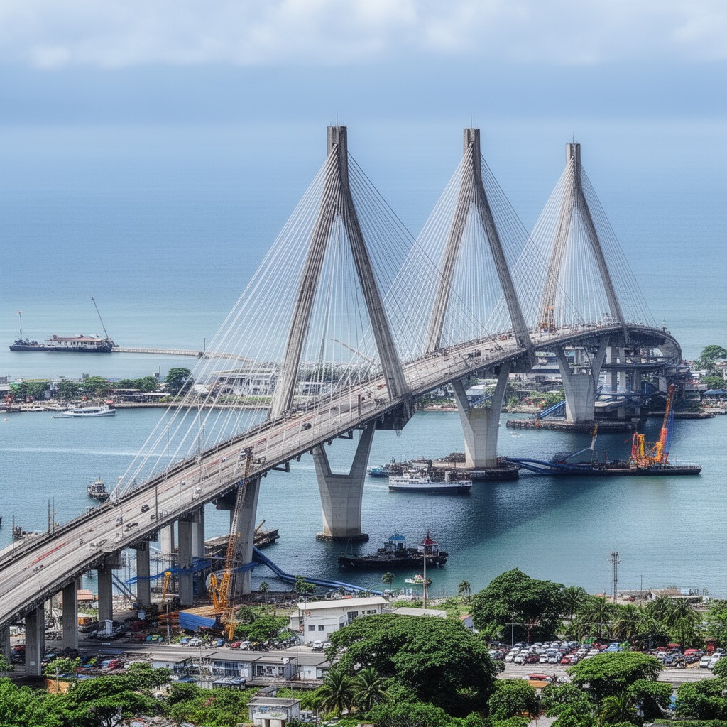 AI-generated illustration of Marcelo Fernan Bridge