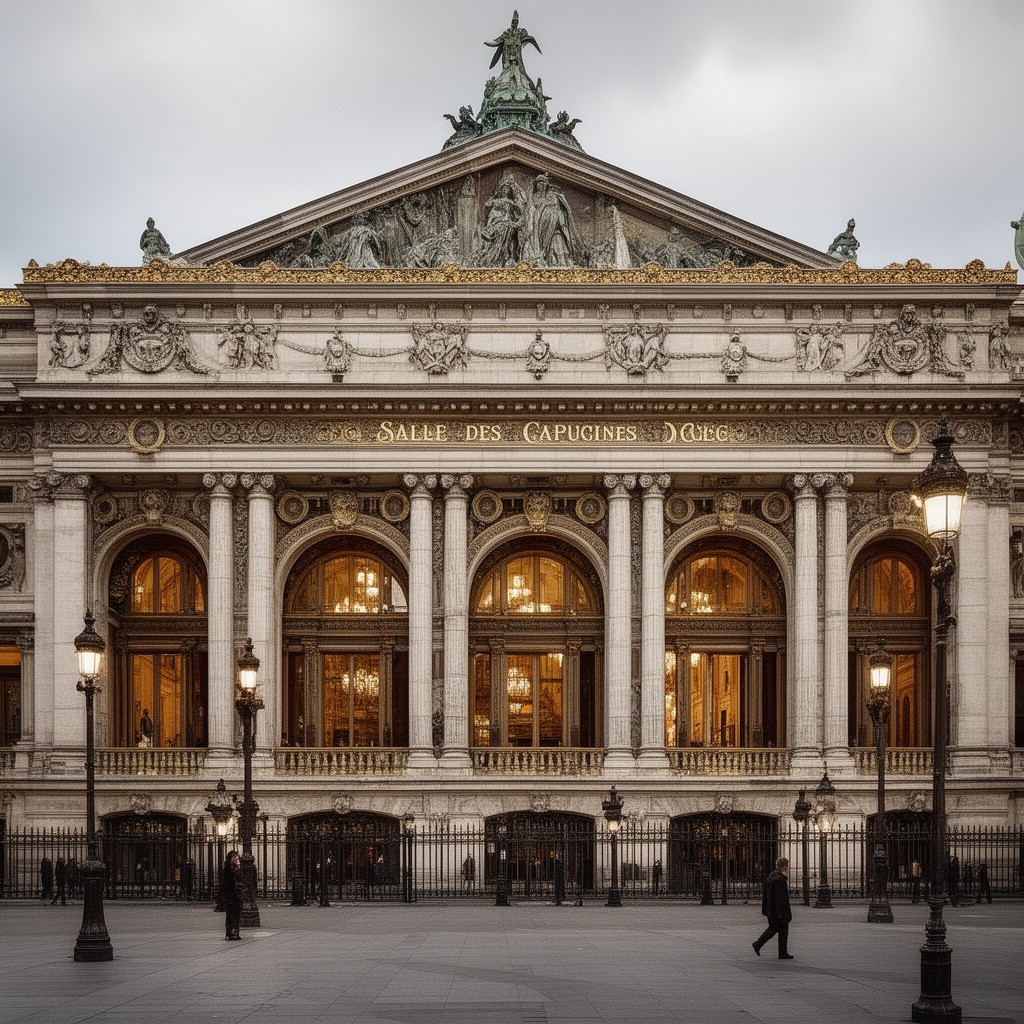 AI-generated illustration of Salle des Capucines