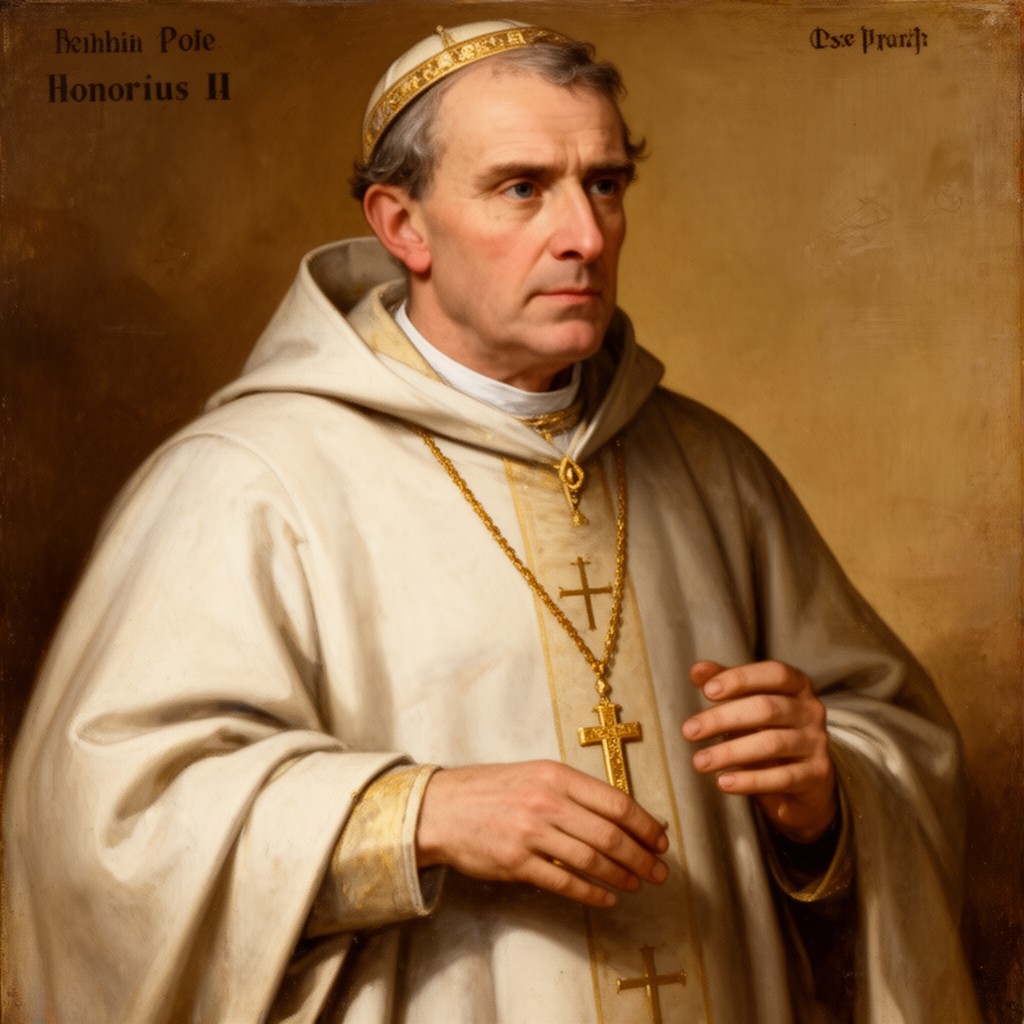 AI-generated illustration of Pope Honorius III