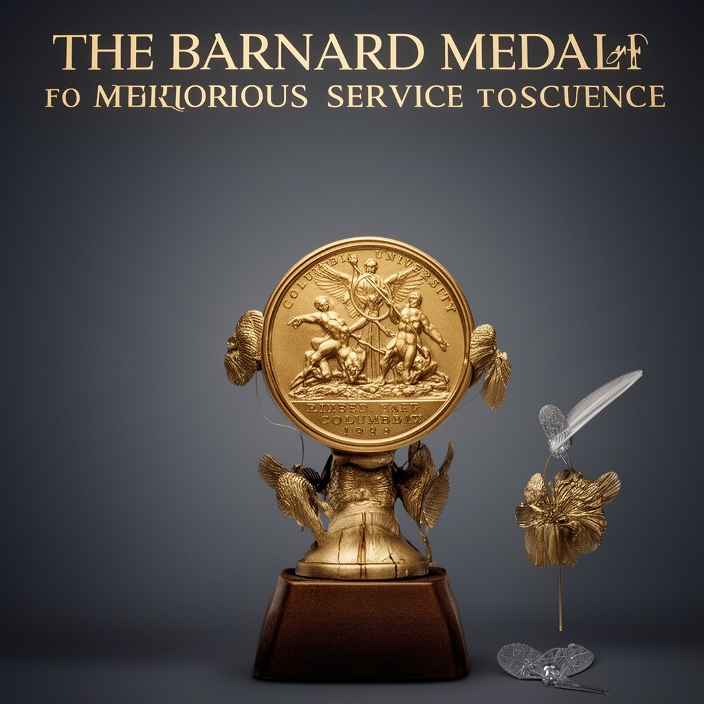 AI-generated illustration of Barnard Medal for Meritorious Service to Science