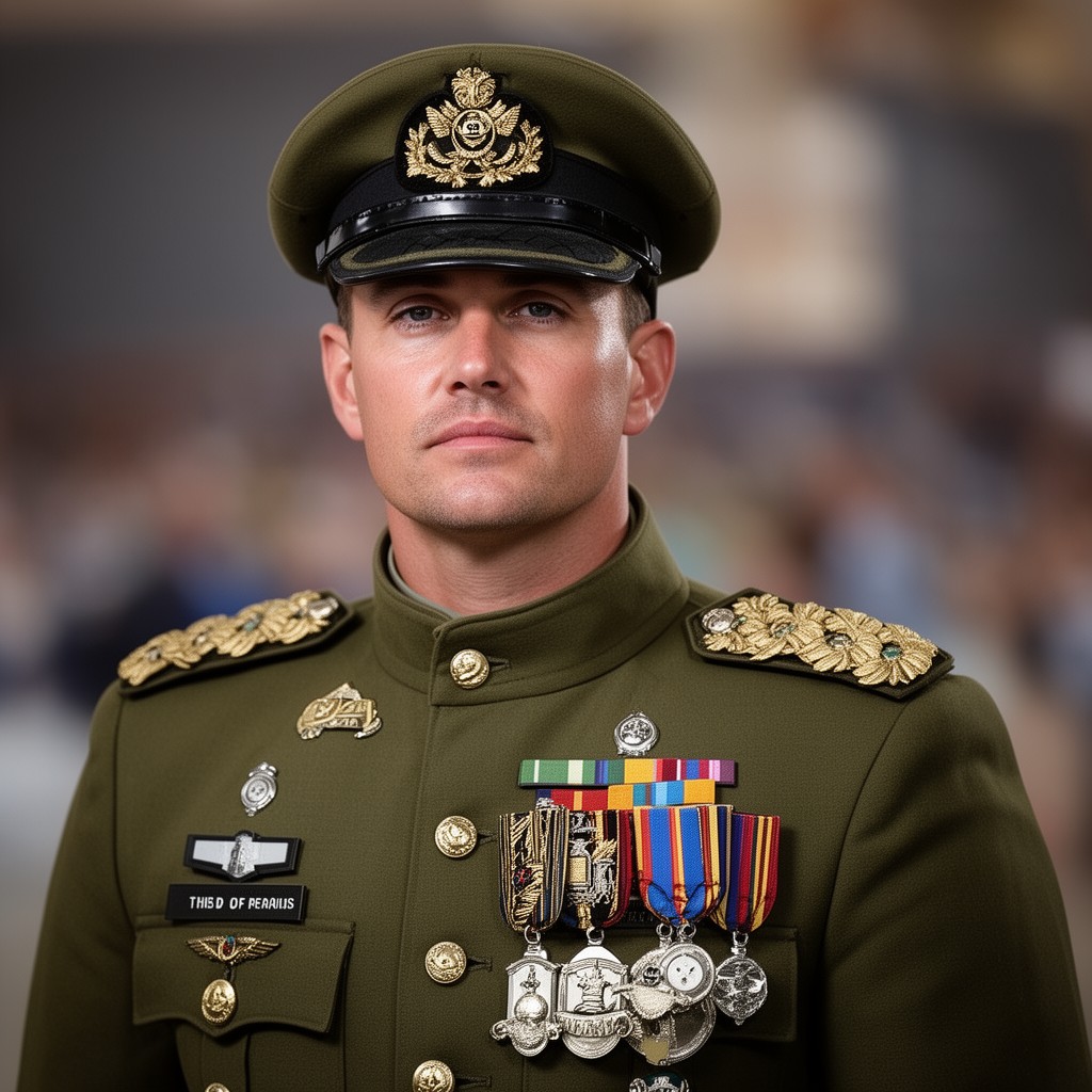 AI-generated illustration of Chief of Army