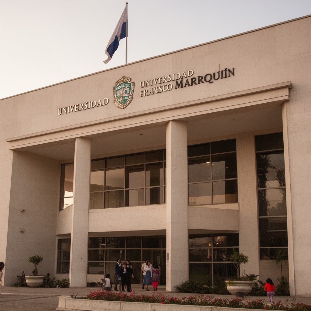 AI-generated illustration of Universidad Francisco Marroquín