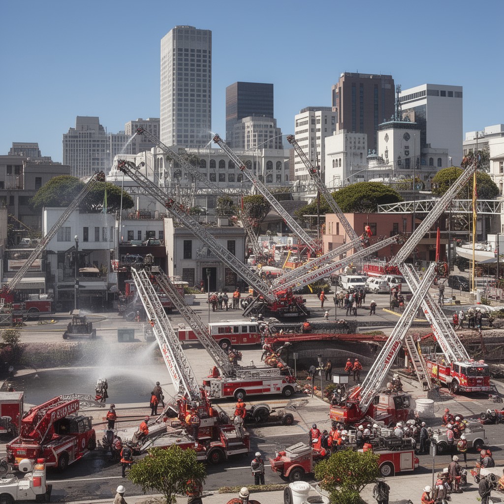 AI-generated illustration of San Francisco Fire Commission