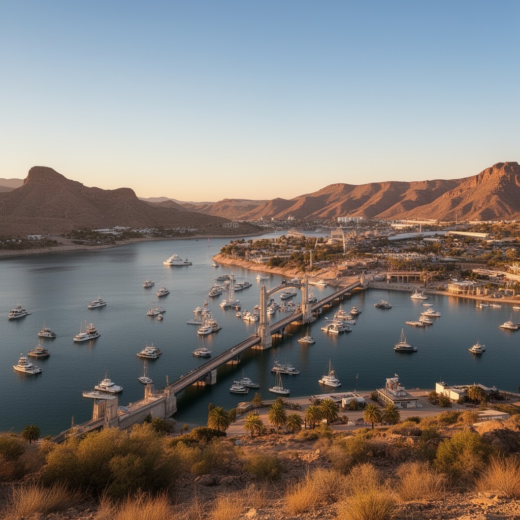 AI-generated illustration of Lake Havasu