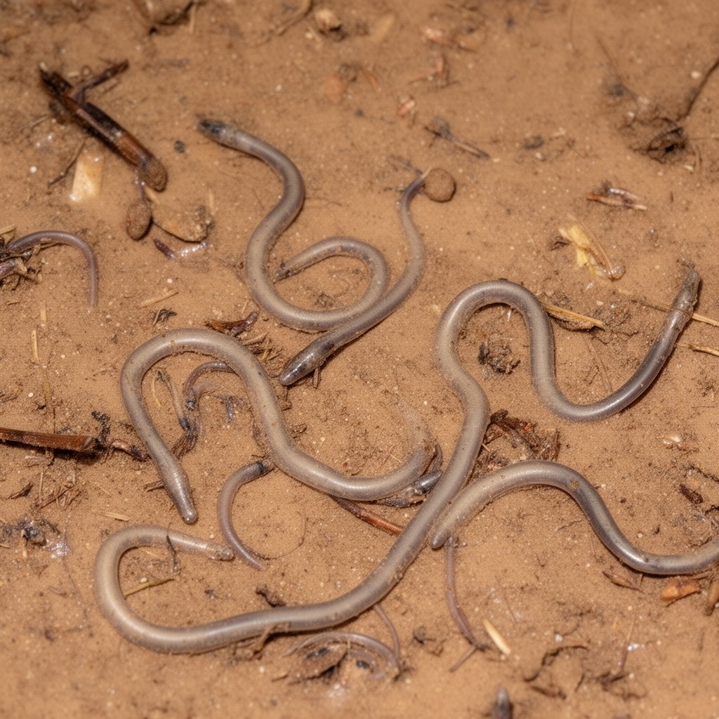 AI-generated illustration of Necator americanus