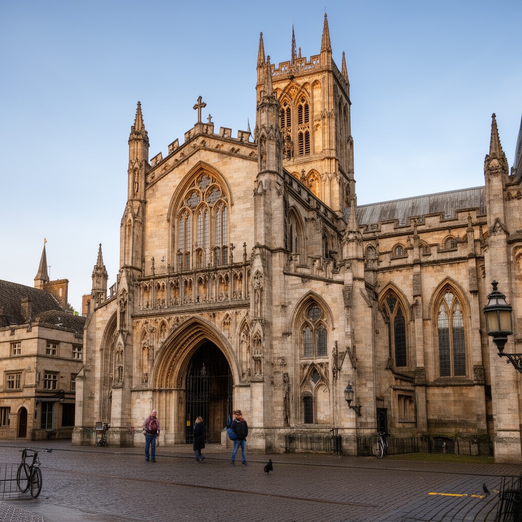 AI-generated illustration of Bristol Cathedral