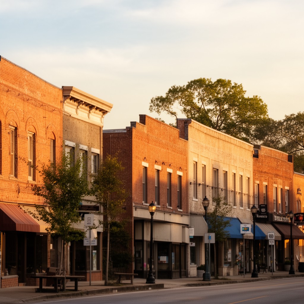 AI-generated illustration of Thomaston