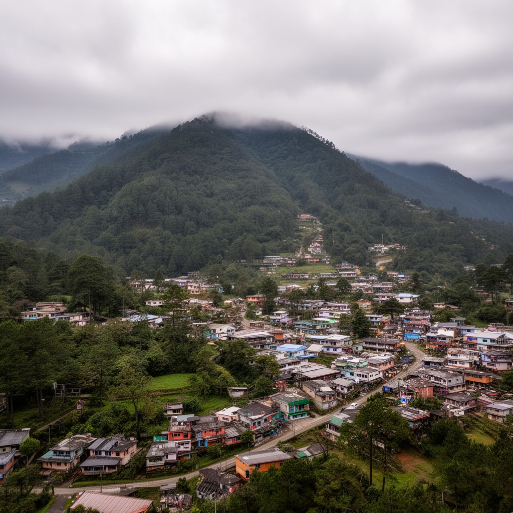 AI-generated illustration of Baguio