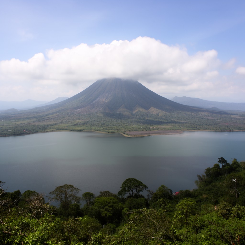 AI-generated illustration of Taal Lake
