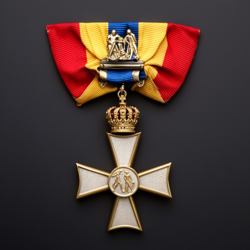 AI-generated illustration of Grand Cross of the Order of the Crown (Belgium)