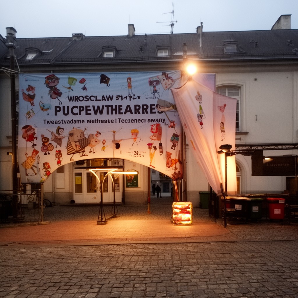 AI-generated illustration of Wrocław Puppet Theatre