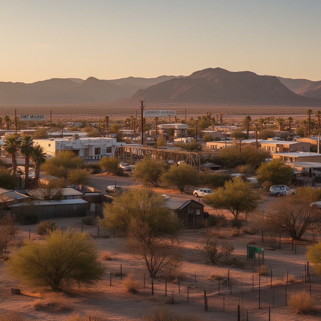 AI-generated illustration of Fort Mojave Indian Reservation