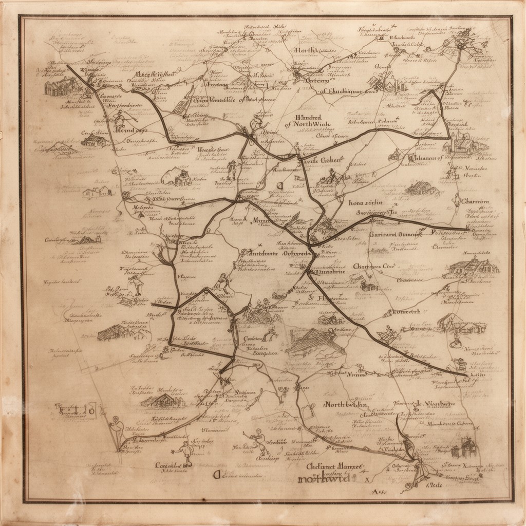 AI-generated illustration of Hundred of Northwich