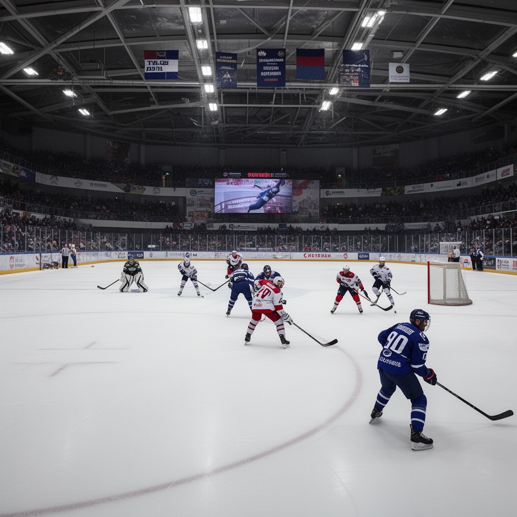 AI-generated illustration of Supreme Hockey League