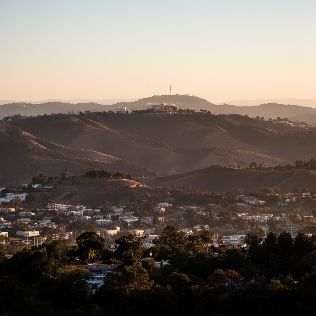 AI-generated illustration of Berkeley Hills