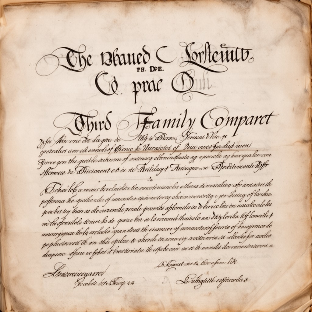 AI-generated illustration of Third Family Compact
