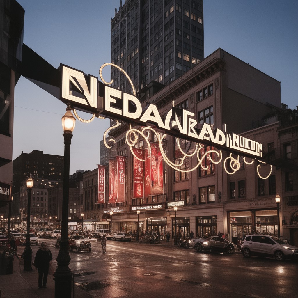 AI-generated illustration of Nederlander Organization
