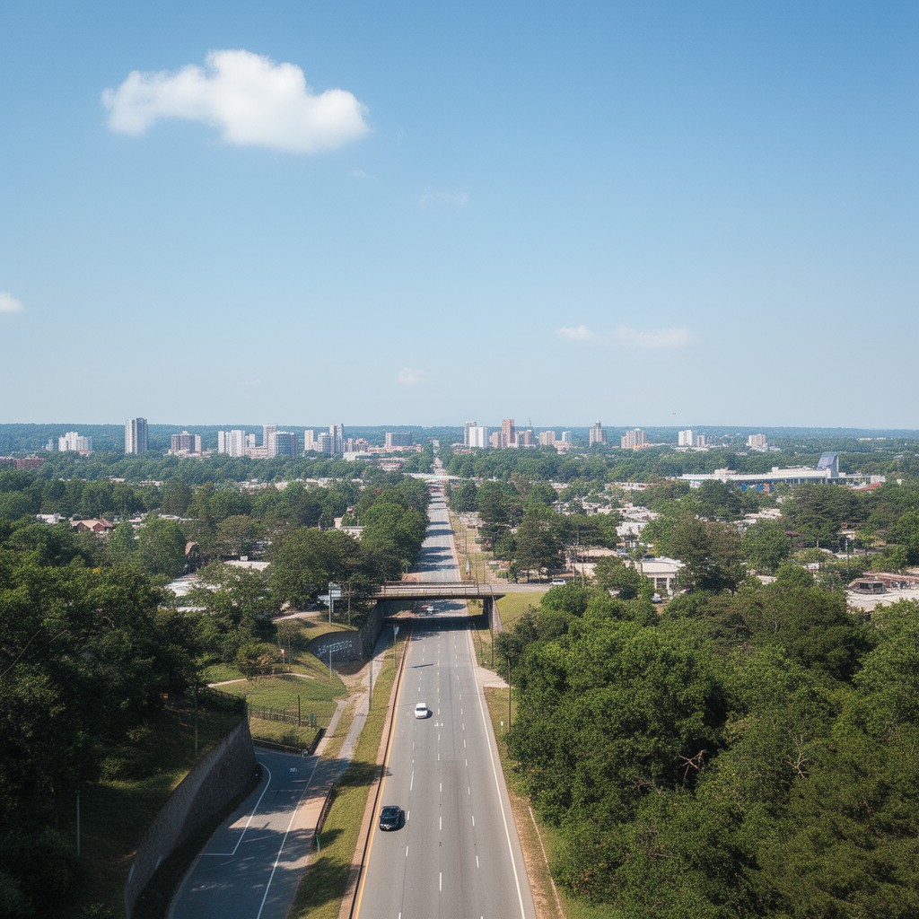 AI-generated illustration of Georgia State Route 14