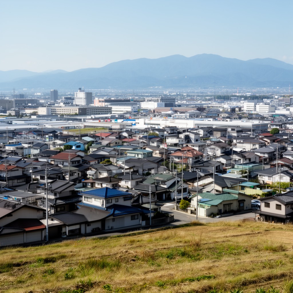 AI-generated illustration of Ebetsu, Hokkaido, Japan