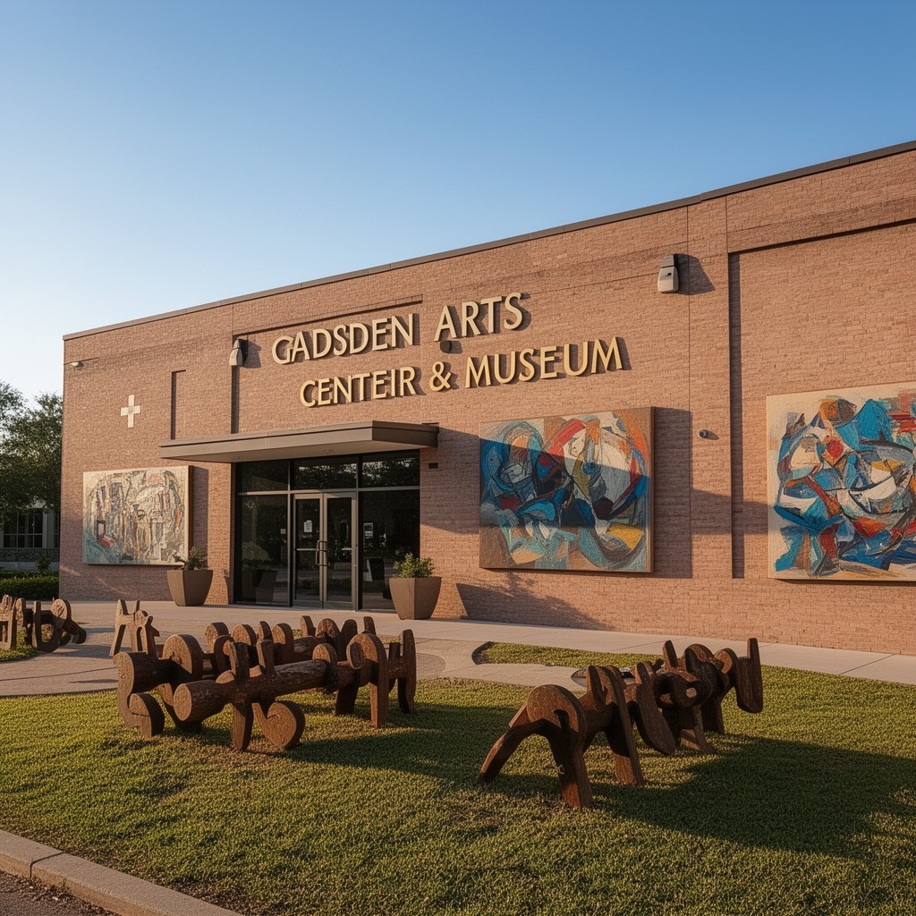 AI-generated illustration of Gadsden Arts Center & Museum