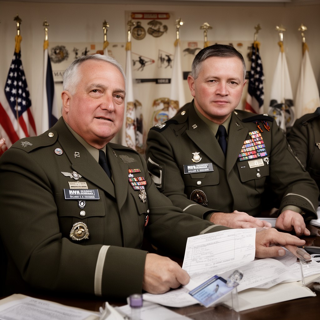 AI-generated illustration of Major General Keller E. Rockey