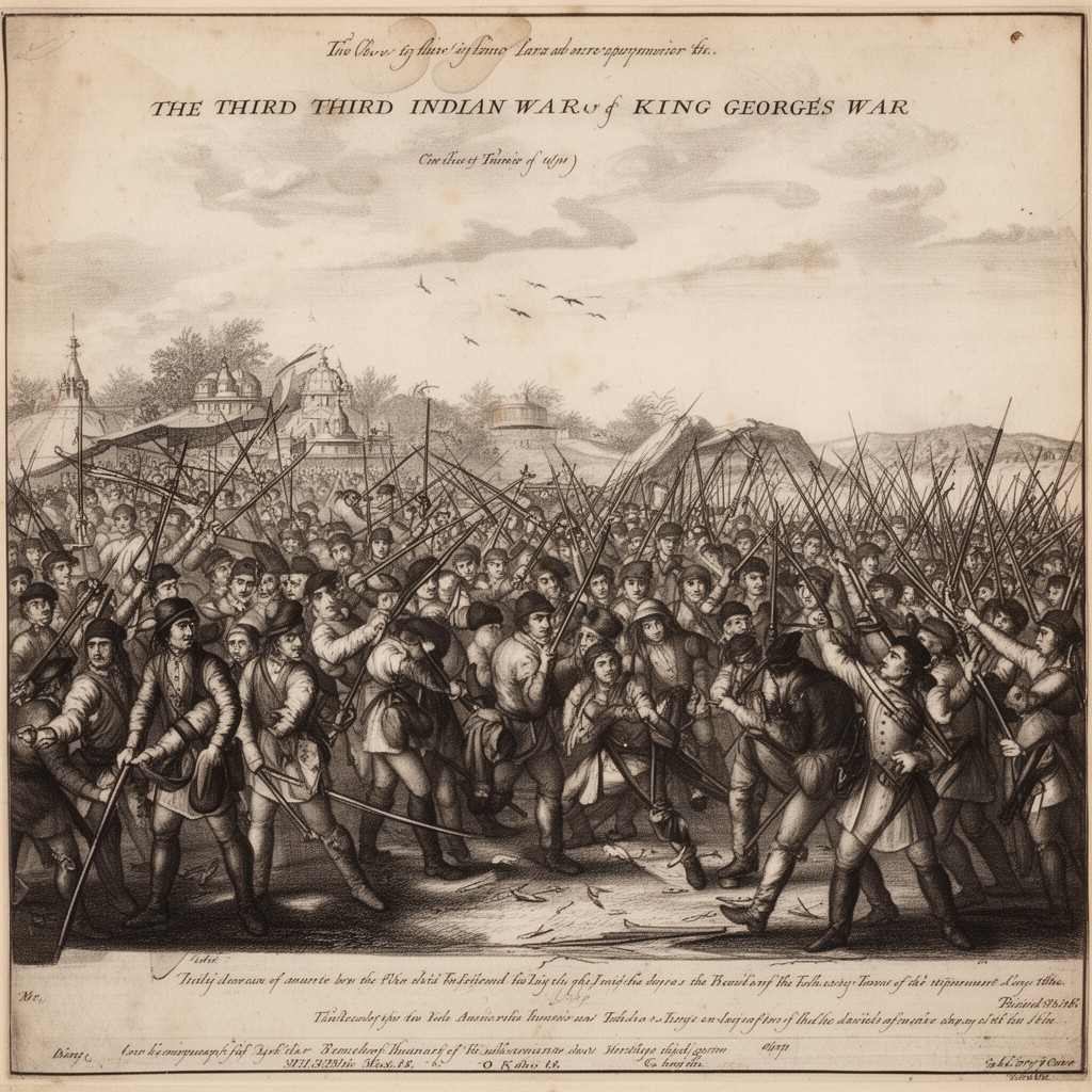 AI-generated illustration of Third Indian War