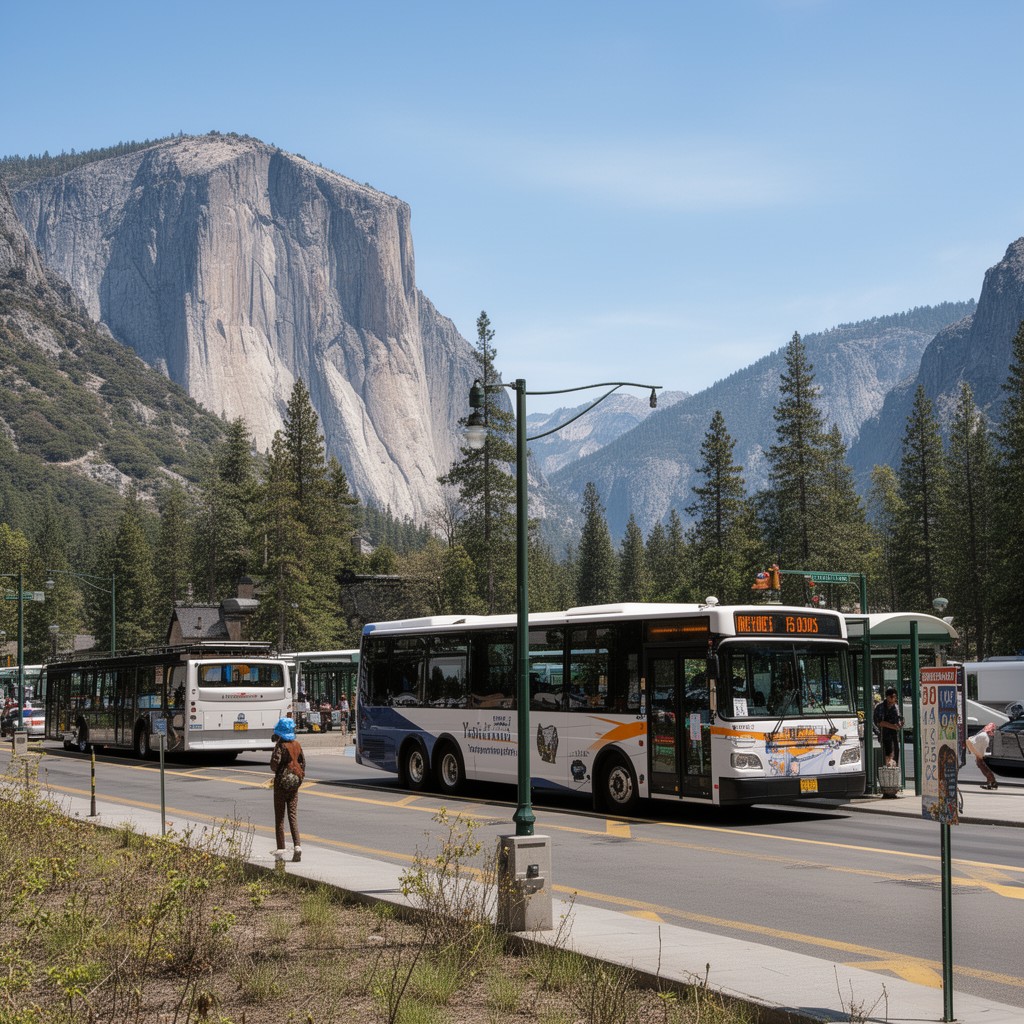 AI-generated illustration of Yosemite Area Regional Transportation System