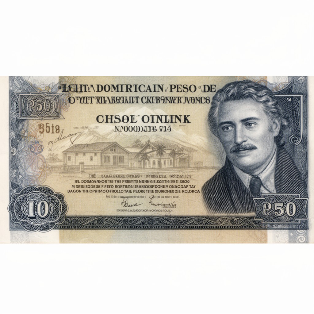 AI-generated illustration of Dominican peso