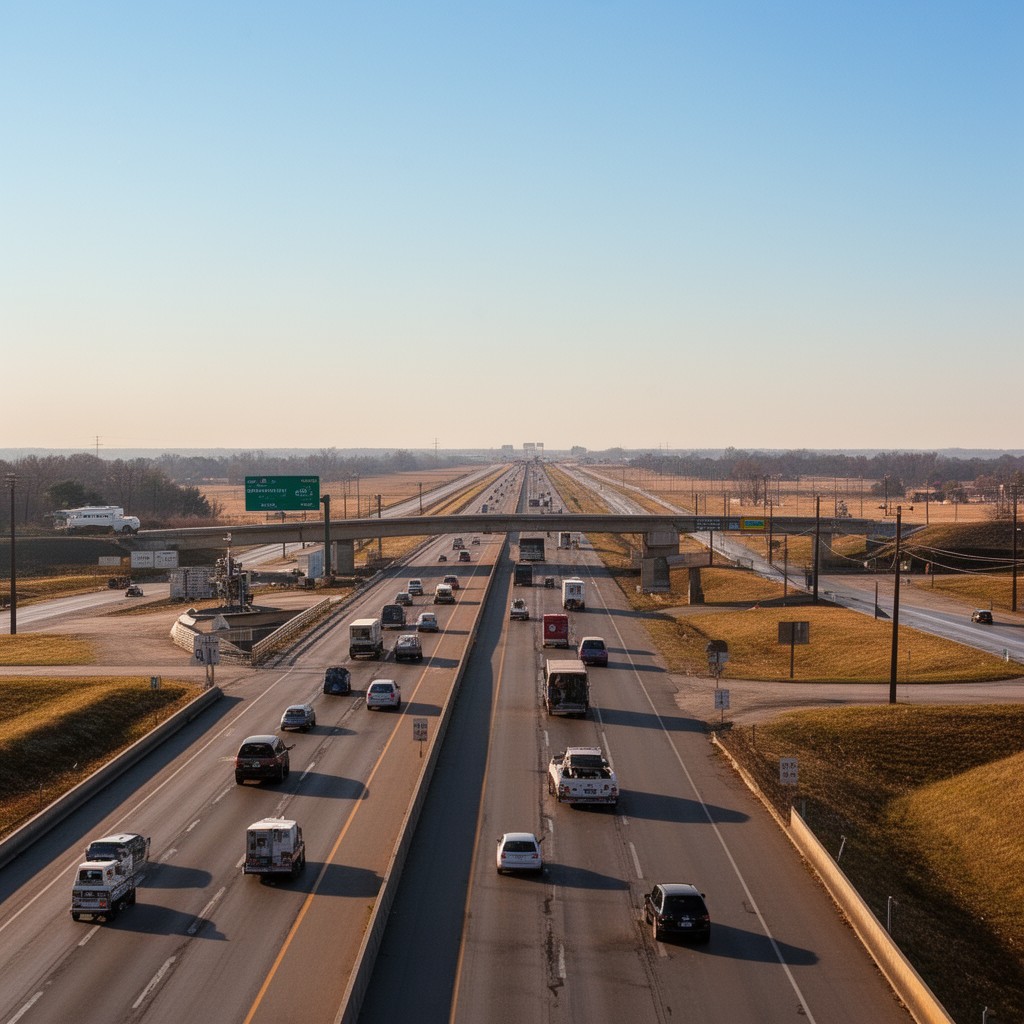 AI-generated illustration of Kansas Department of Transportation