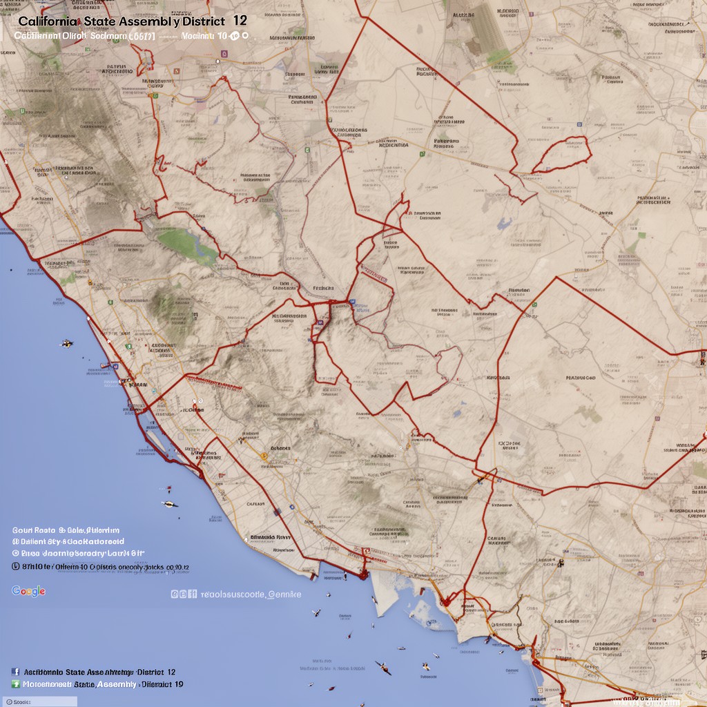 AI-generated illustration of California State Assembly District 12