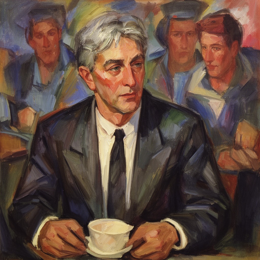AI-generated illustration of Nicolas de Staël
