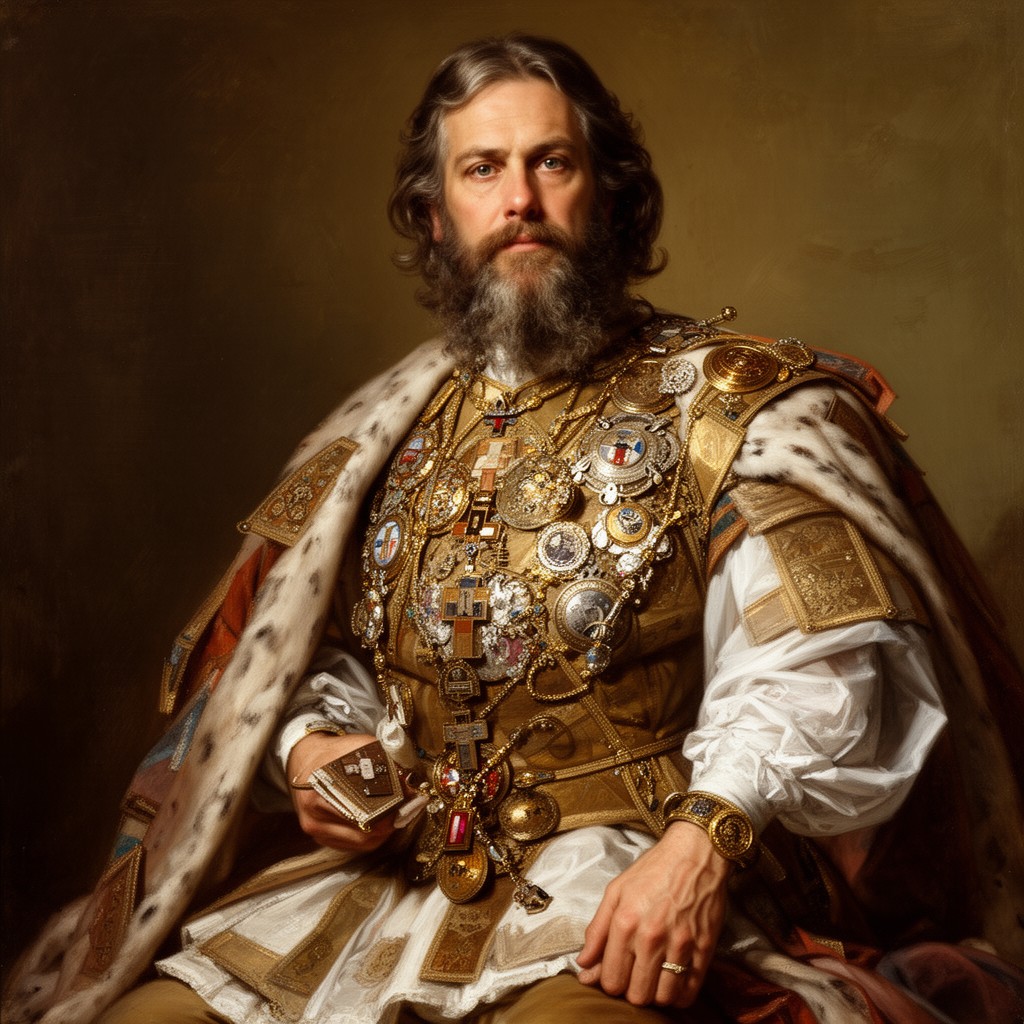 AI-generated illustration of Holy Roman Emperor