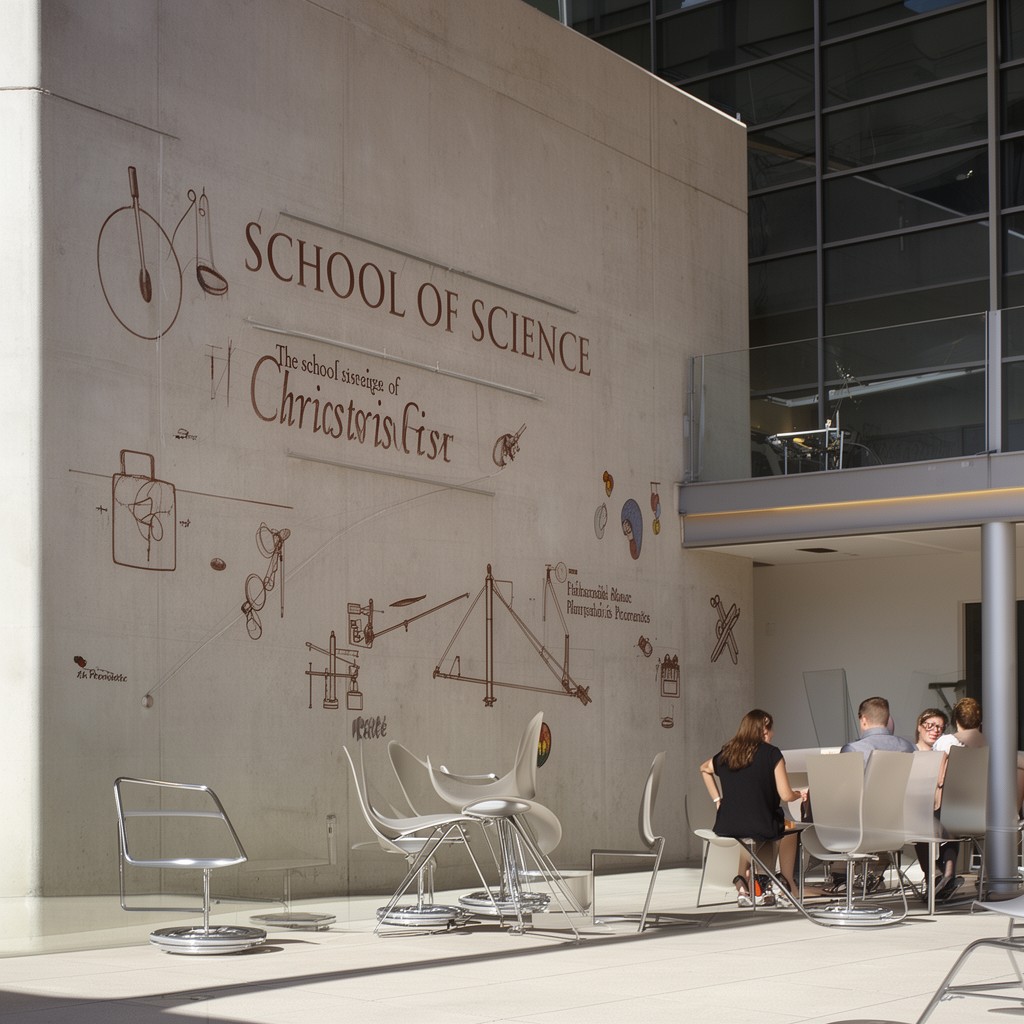AI-generated illustration of School of Science