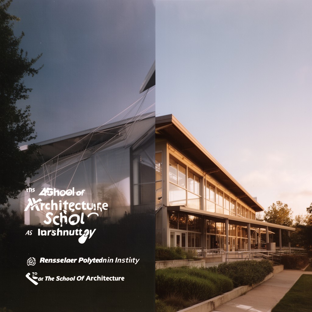 AI-generated illustration of School of Architecture