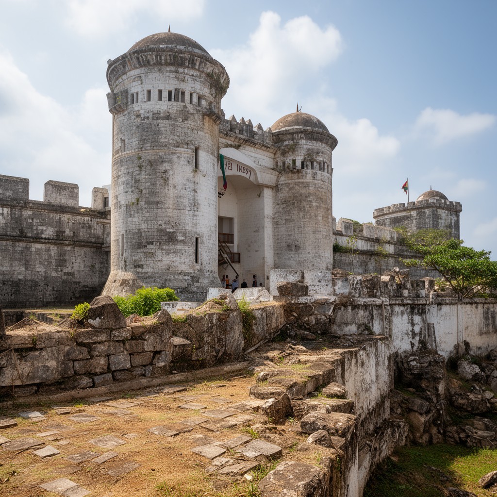 AI-generated illustration of Elmina Castle