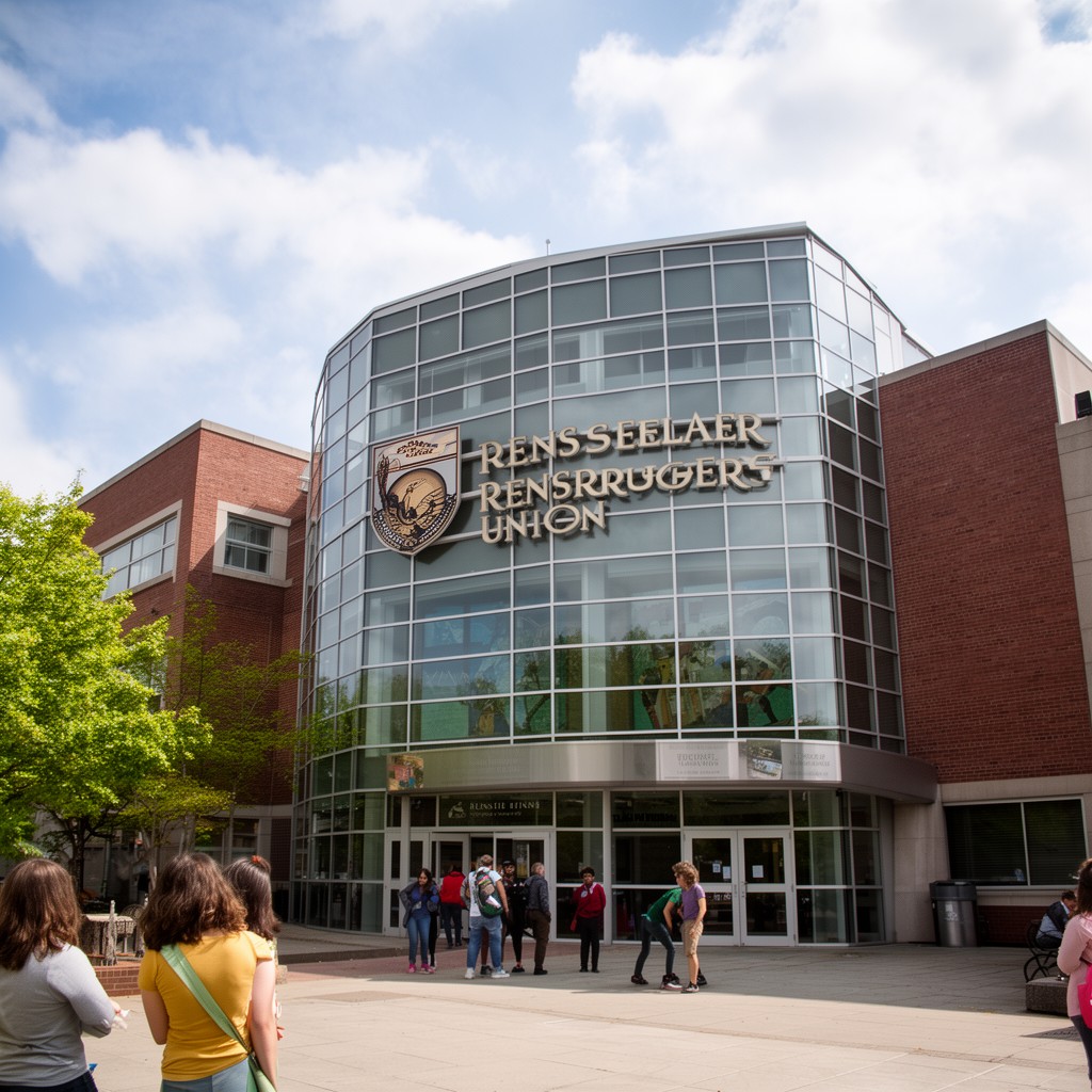 AI-generated illustration of Rensselaer Union
