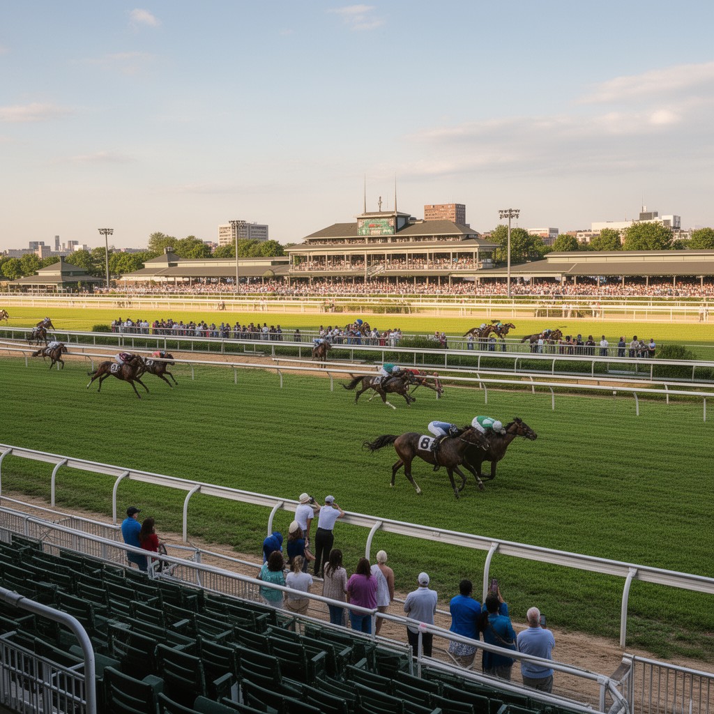 AI-generated illustration of Churchill Downs