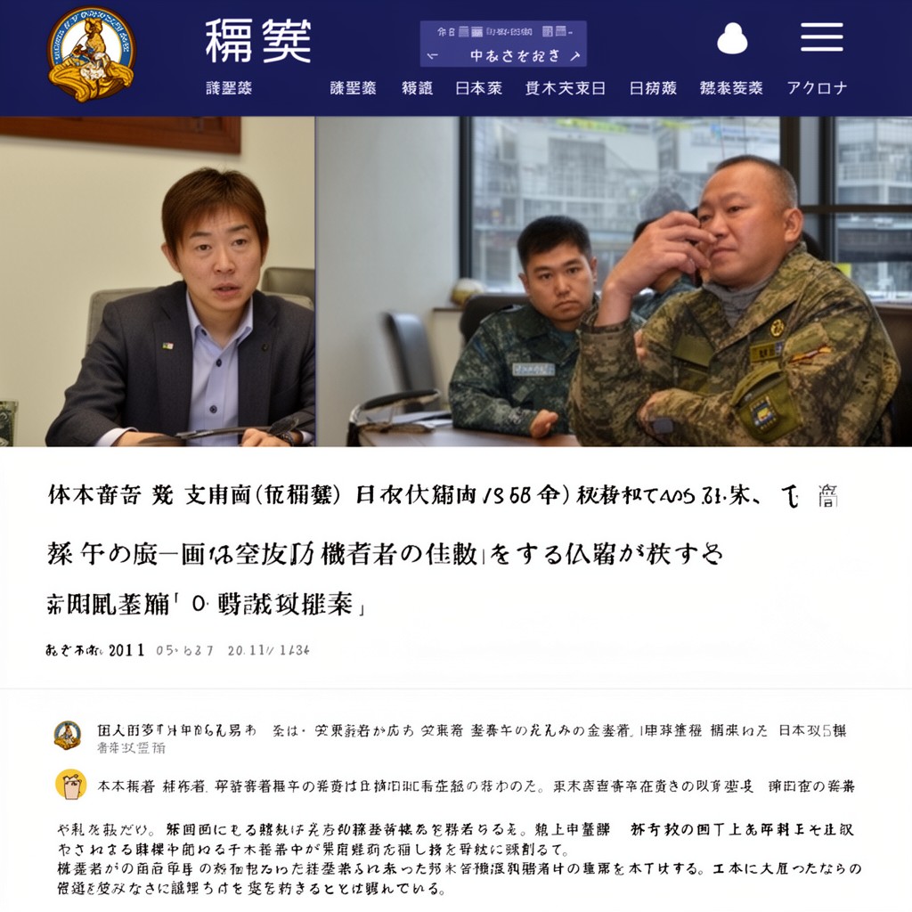 AI-generated illustration of Chief of Staff, Joint Staff (Japan)