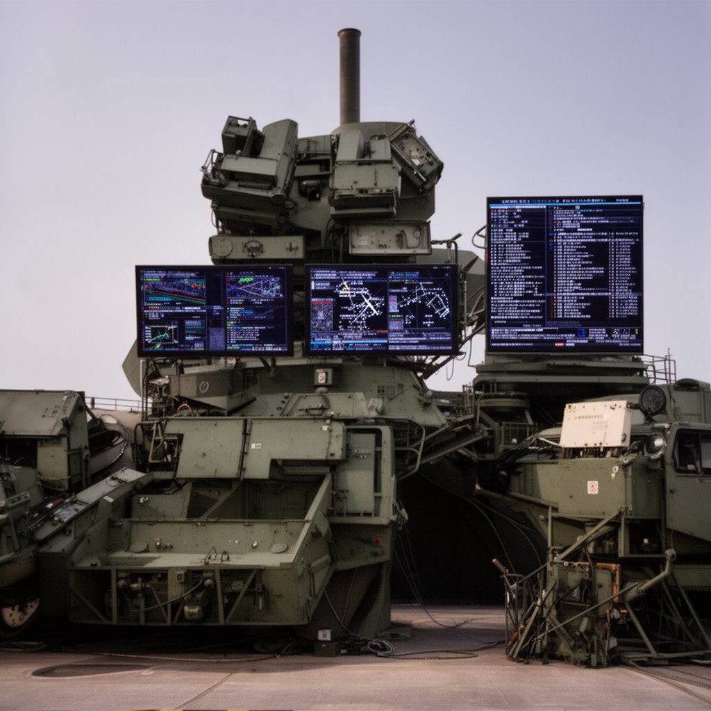 AI-generated illustration of Air Defense Command (Japan)