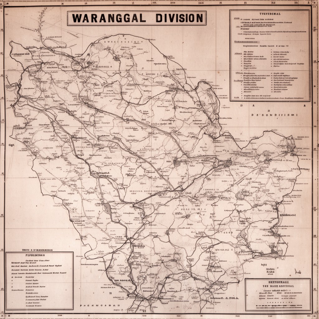 AI-generated illustration of Warangal division