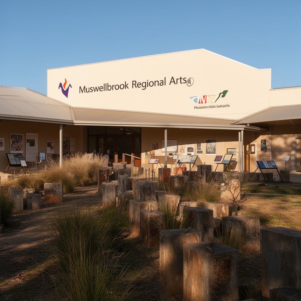 AI-generated illustration of Muswellbrook Regional Arts Centre