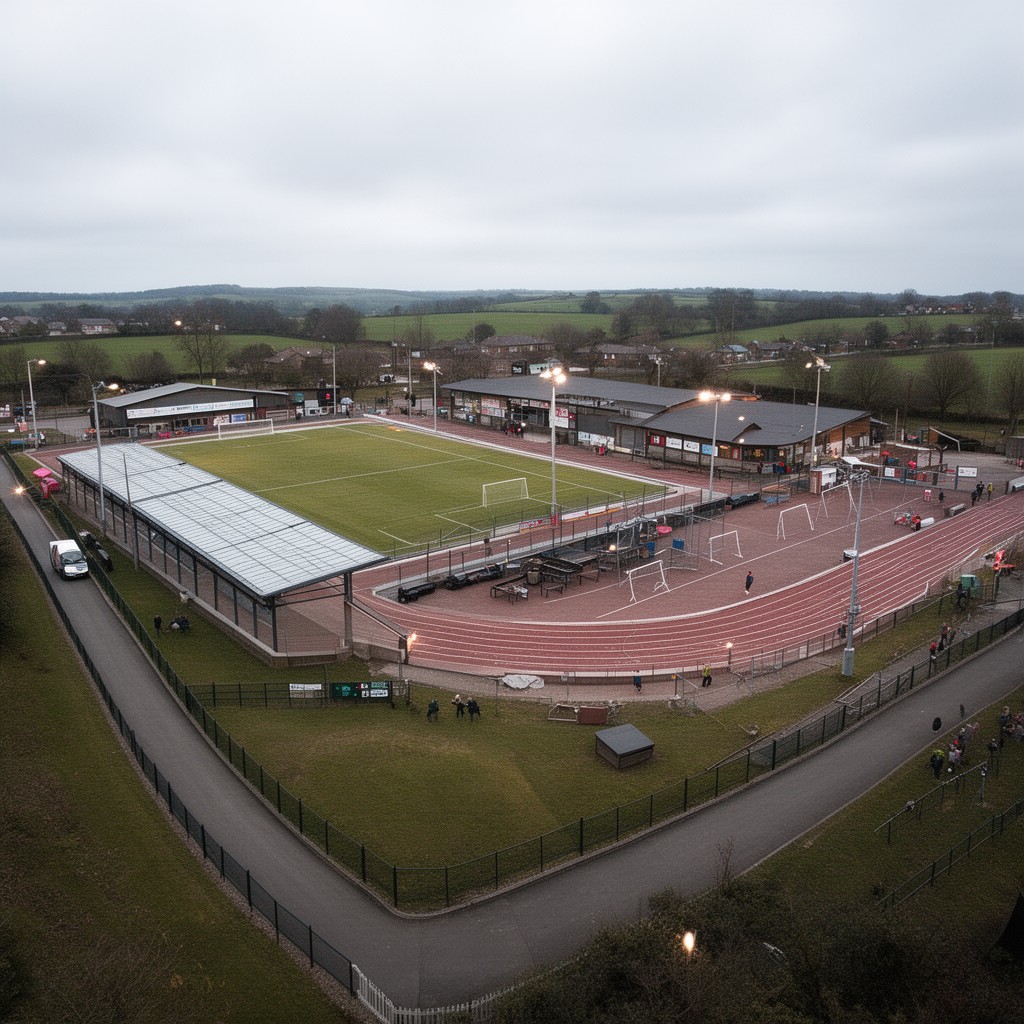 AI-generated illustration of Cwmbran Stadium