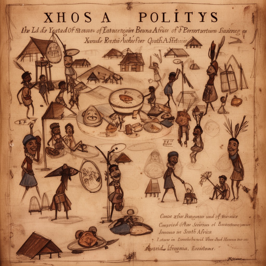 AI-generated illustration of Xhosa polities