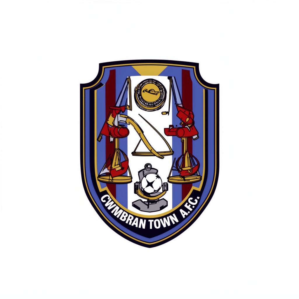AI-generated illustration of Cwmbran Town A.F.C.