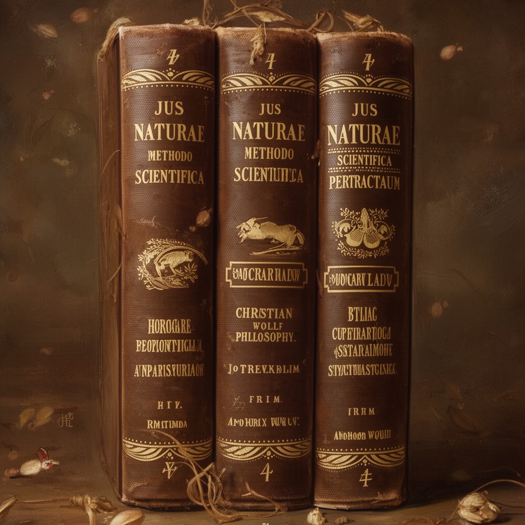 AI-generated illustration of Jus naturae methodo scientifica pertractatum