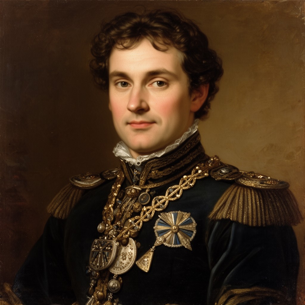 AI-generated illustration of Alba, Duke of Alba