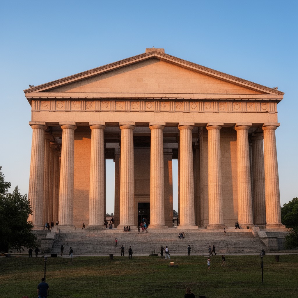 AI-generated illustration of Parthenon (Nashville)