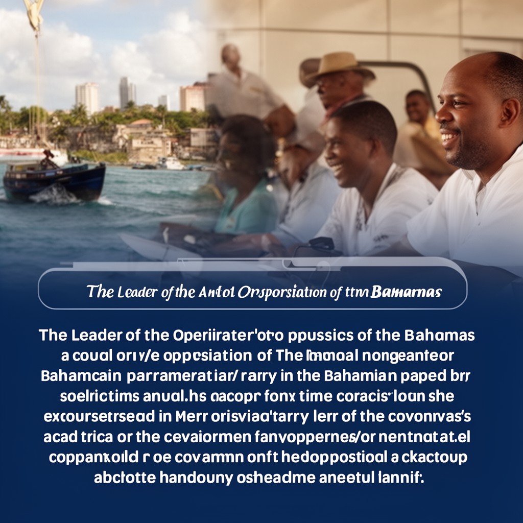 AI-generated illustration of Leader of the Opposition of the Bahamas